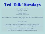 Ted Talk Tuesdays; Tuesday, May 21, 2019 12:15 pm – 1:00 pm WORK_SPACE 903 Main St.,...