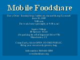 Mobile Foodshare ; Every Other Tuesday! May 28, 2019 9:00 a.m. The truck leaves promptly at 9:30...