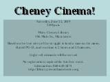 Cheney Cinema Saturday!; Saturday, May 18, 2019 2:00 p.m. Mary Cheney Library 586 Main St.,...